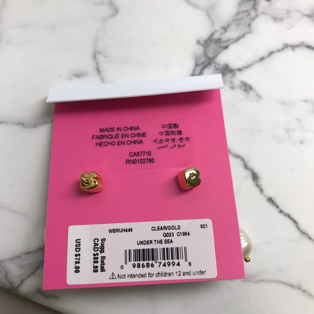 ♠️NWT Kate Spade Under the sea shell dangle - Picture 5 of 5